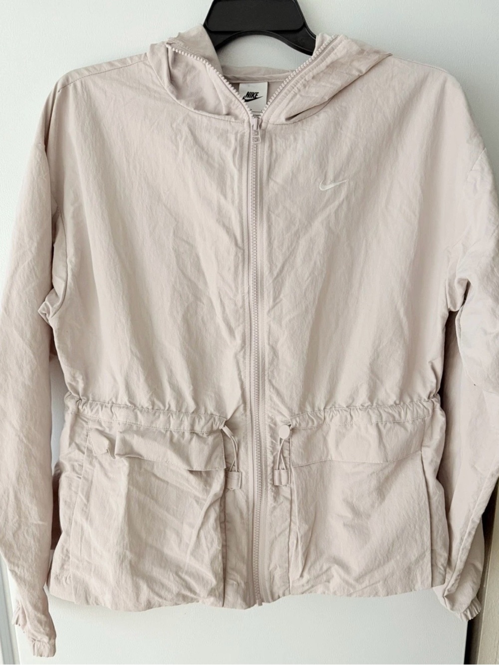 New Nike Women sportswear everything woven oversized Hooded  Jacket S